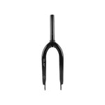 A Wethepeople ARC Fork, Murray Loubser signature BMX fork with straight steerer tube, shown in black from the front against a white background.