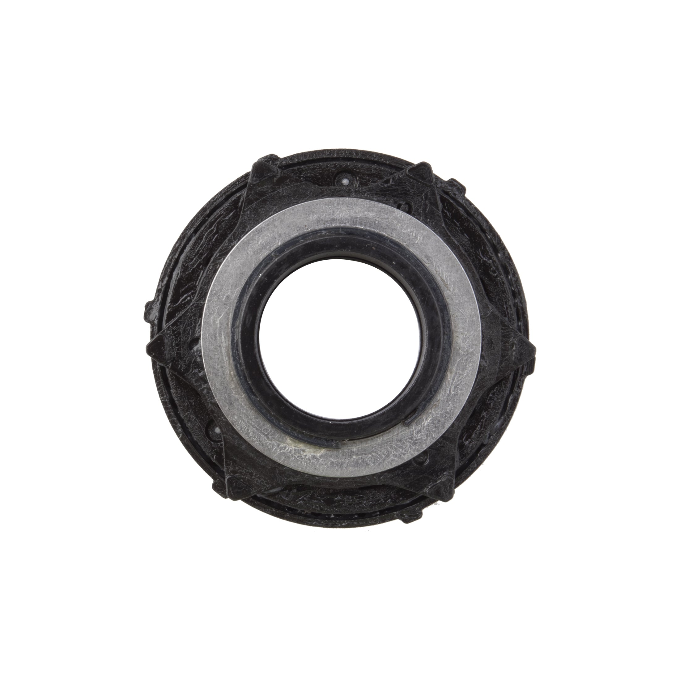 A close-up of the Venus Planetary Clutch V1.5 Assembly, showing its circular design with a metal ring, black plastic parts, and spring-loaded features, photographed on a plain white background.