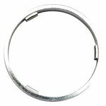 The Cassette Body Spacer Shimano (each) is a metallic circular ring with three evenly spaced inner tabs, designed for use as a Shimano HG style cassette body spacer.