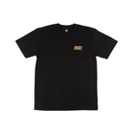 The BSD We Here Forever T-Shirt is a plain black high-quality cotton tee featuring a small tan "BSD" logo printed on the left chest.