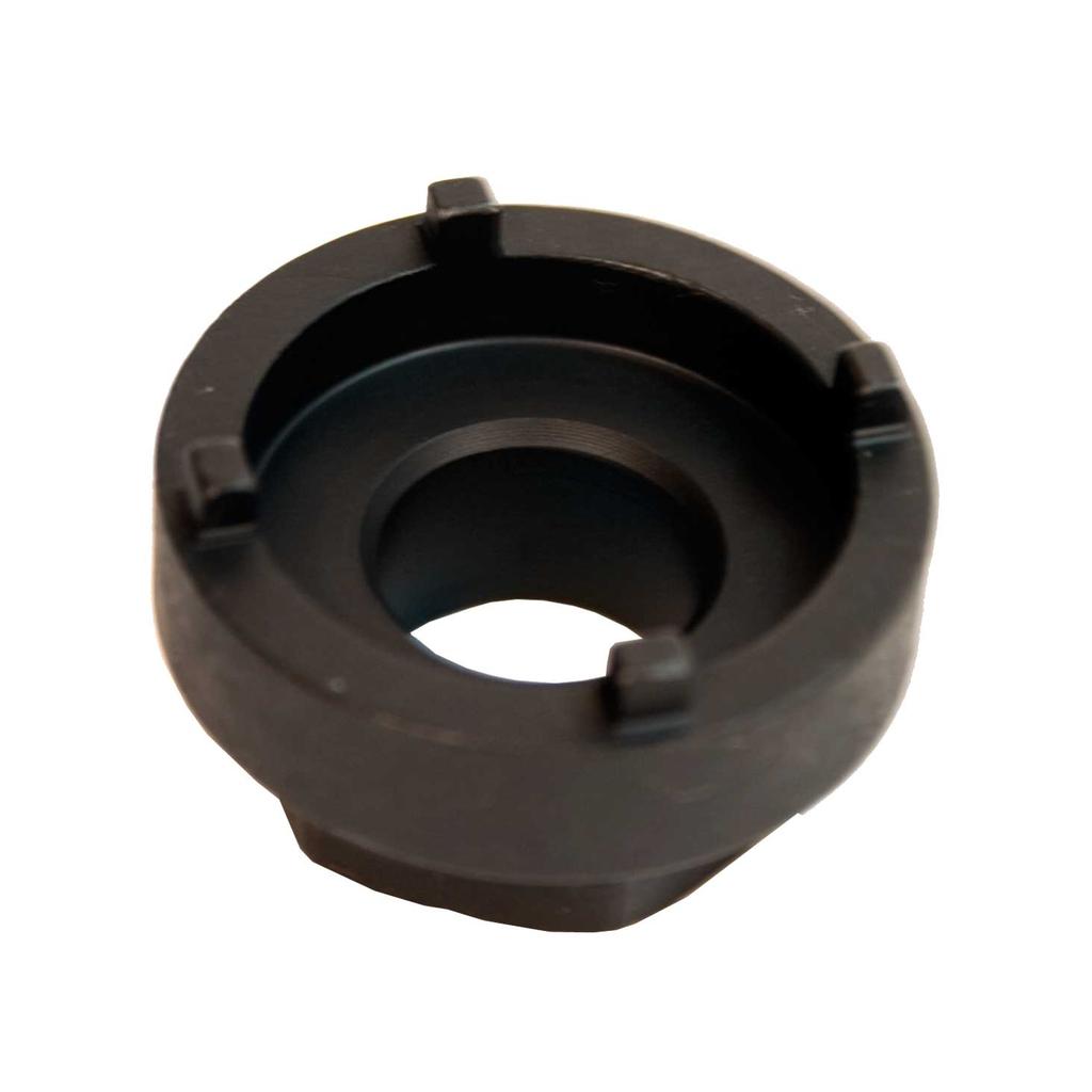 The DICTA Freewheel Removal Tool is a black cylindrical metal tool with four square inner prongs, designed for 14T or 15T 4-prong Dicta freewheel components.