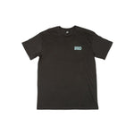 The BSD We Here Forever T-Shirt is a plain black, lightweight cotton tee with a small light blue "BSD" logo on the left chest, shown against a white background.