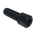 The Fit Bike Co Stem Bolt (Each), a black hex socket head cap screw ideal for stem replacement, is displayed on a plain white background.