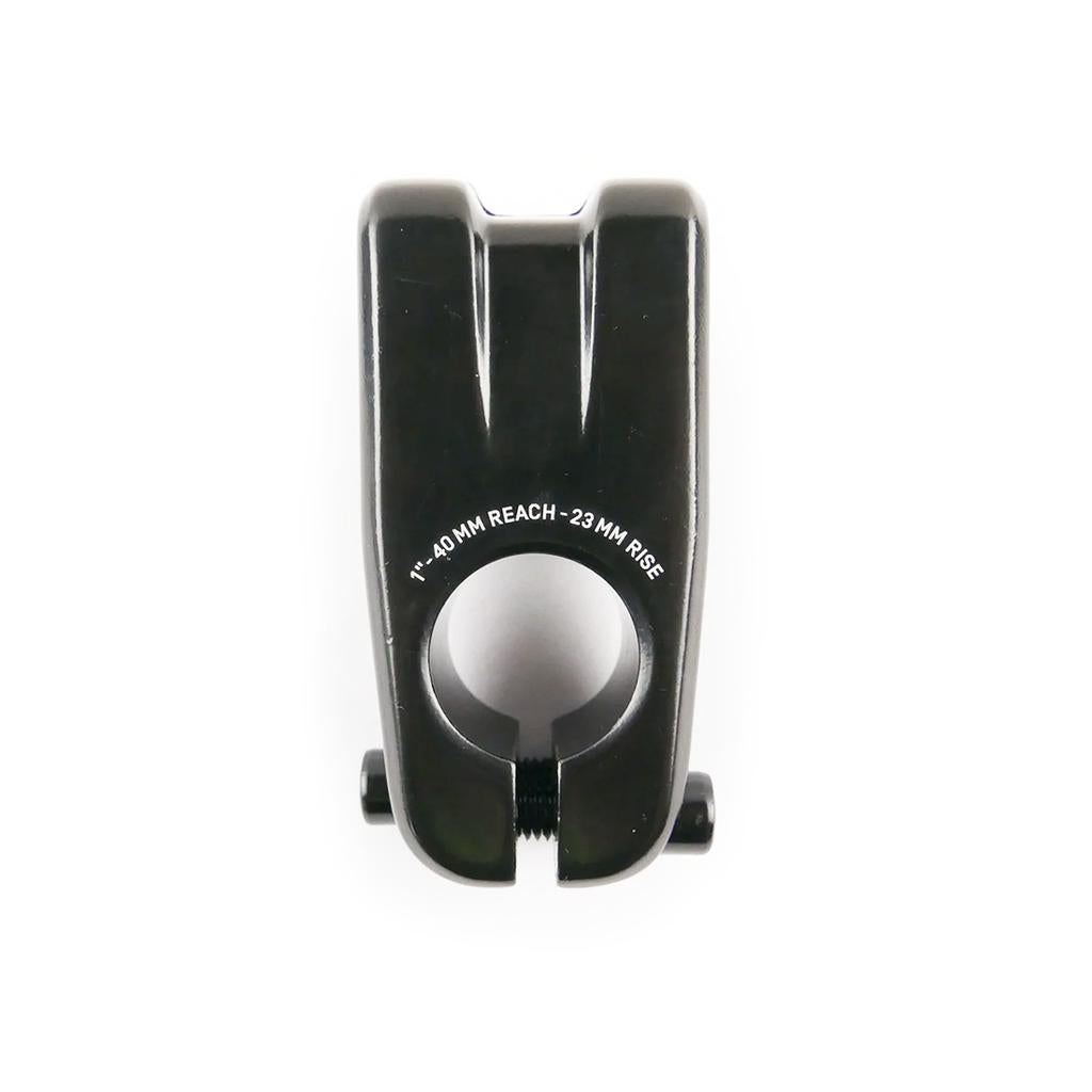 The Arise Cobalt Junior Top Load Stem, featuring "70mm reach, 23mm rise" text, is displayed from above on a white background.