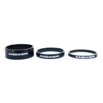 Answer Mini 1in Alloy Headset Spacer (Set of 3)  / Black