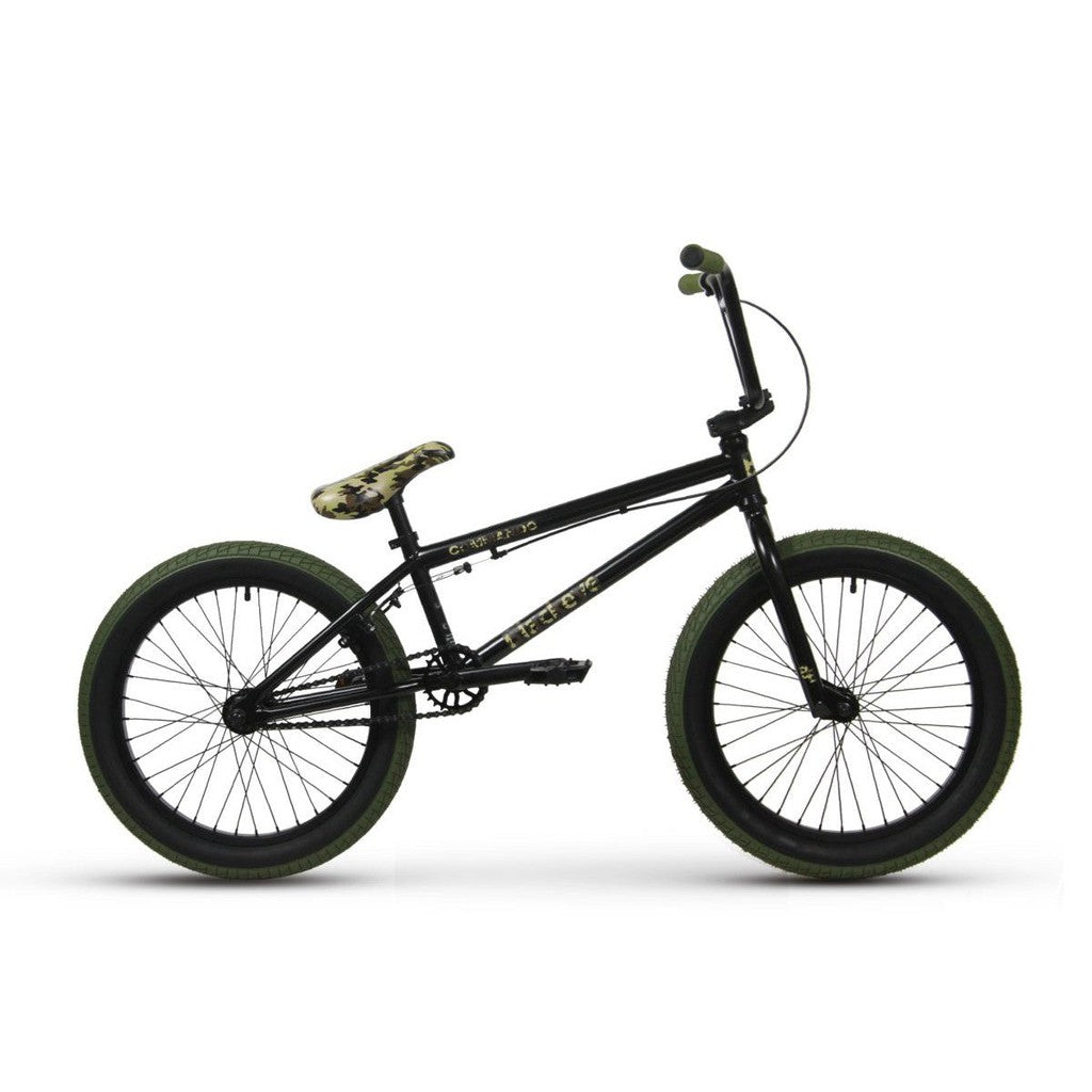 Black Eye Commando 20 Inch Bike (2022) / Matte Black/Army Camo / 20.5TT