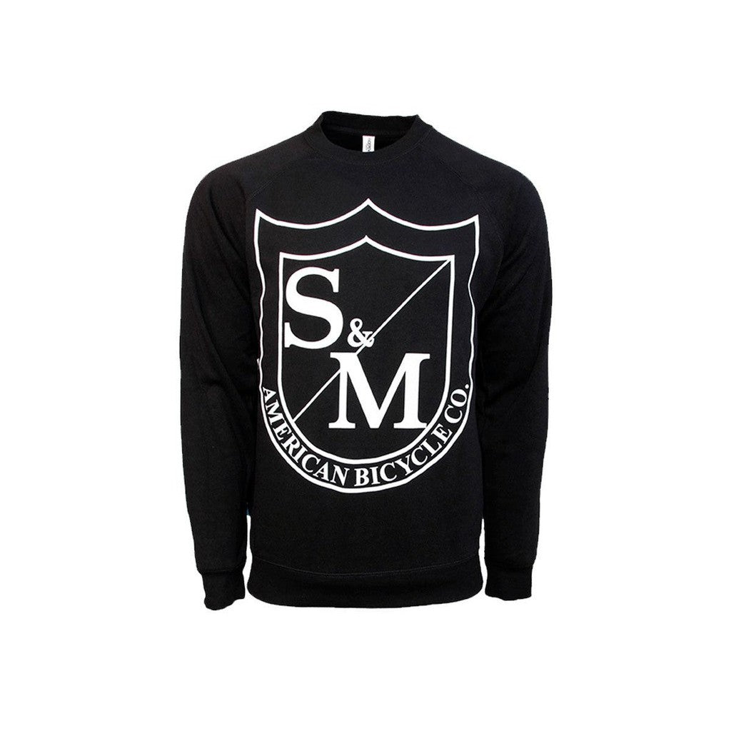 S&M Big Shield Sweatshirt / Black / L