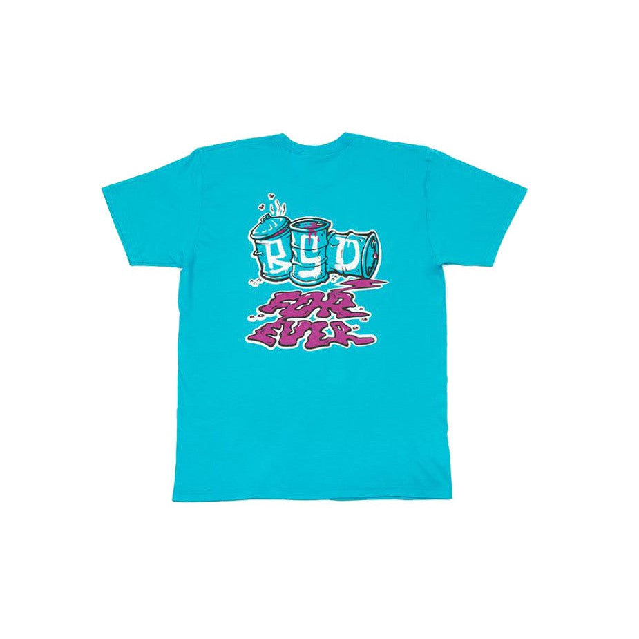 BSD Spillage T-Shirt / Aqua / XL
