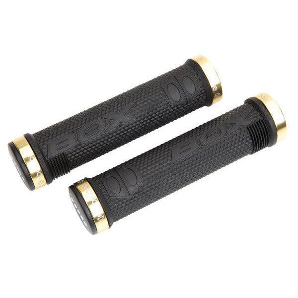 BOX One Hex Lock-On Grips / Black/Gold