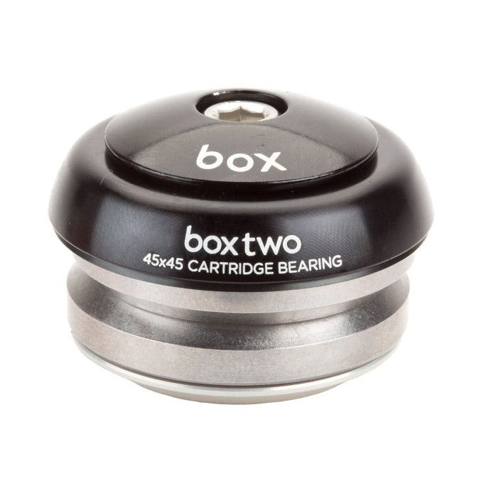 BOX Two Integrated Step Down Headset / Black / 1-1/8in to 1in