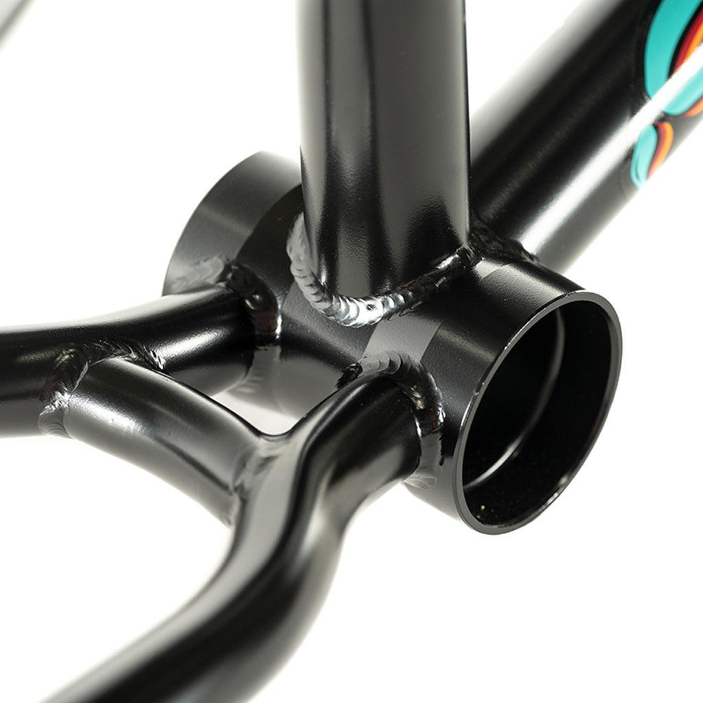A close up view of a Colony 2024 Sweet Tooth Frame.
