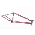 The Cult Dak Frame / Pat Freyne Signature is a brown BMX frame with "CULT" branding on the top tube and a graphic on the down tube, shown against a white background.