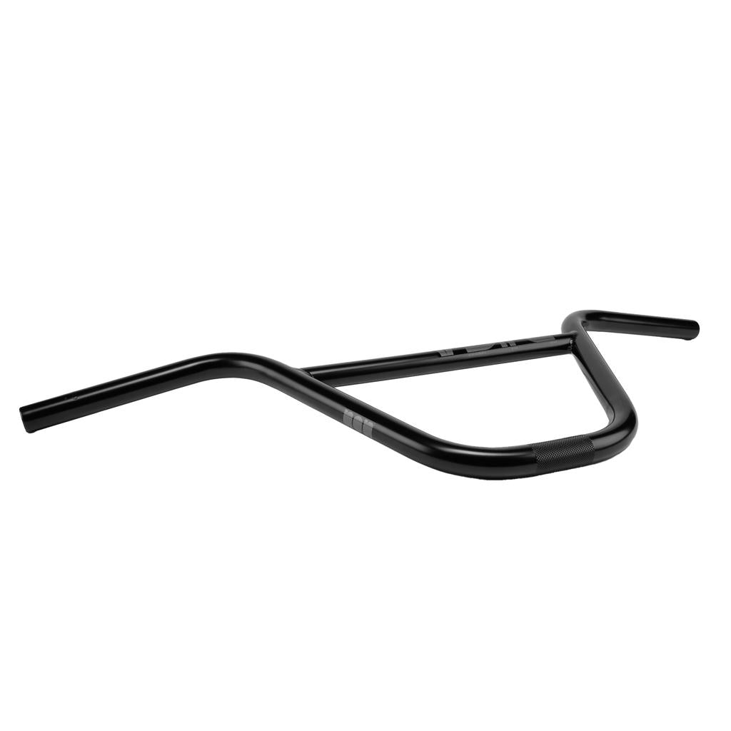 The Wethepeople ARC (Murray Loubser) Bars / 22.2mm Clamp are black 4130 chromoly BMX street handlebars featuring an integrated crossbar, inspired by Murray Loubser’s signature design and photographed against a white background.