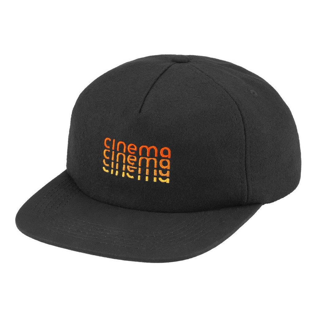 Cinema Stack Melton Wool Cap / Black