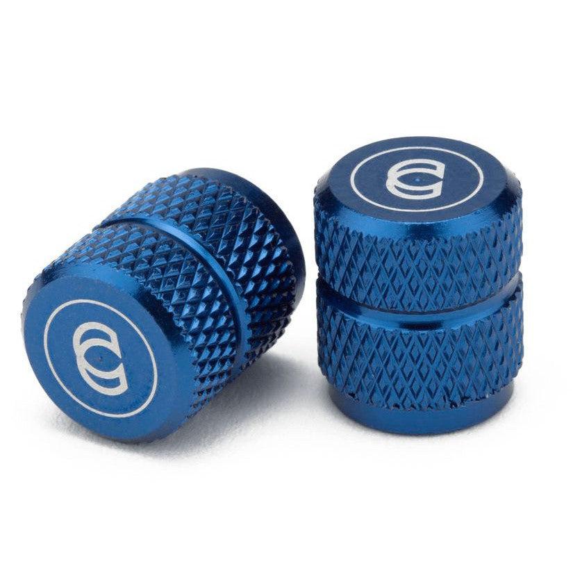 Cinema Alloy Valve Caps / Blue