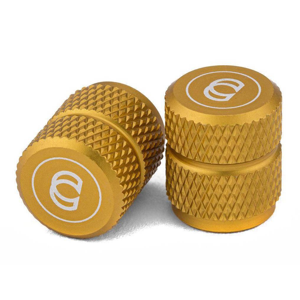 Cinema Alloy Valve Caps / Gold