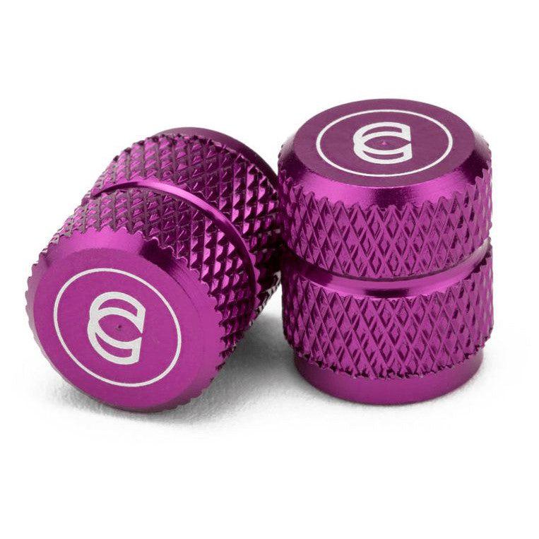 Cinema Alloy Valve Caps / Purple