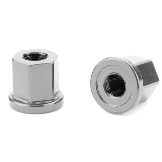 Cinema 7075 Axle Nuts (Pair) / Silver / 3/8 x 26tpi