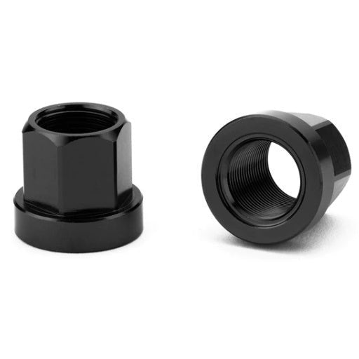 Cinema 7075 Axle Nuts (Pair) / Black / 14mm