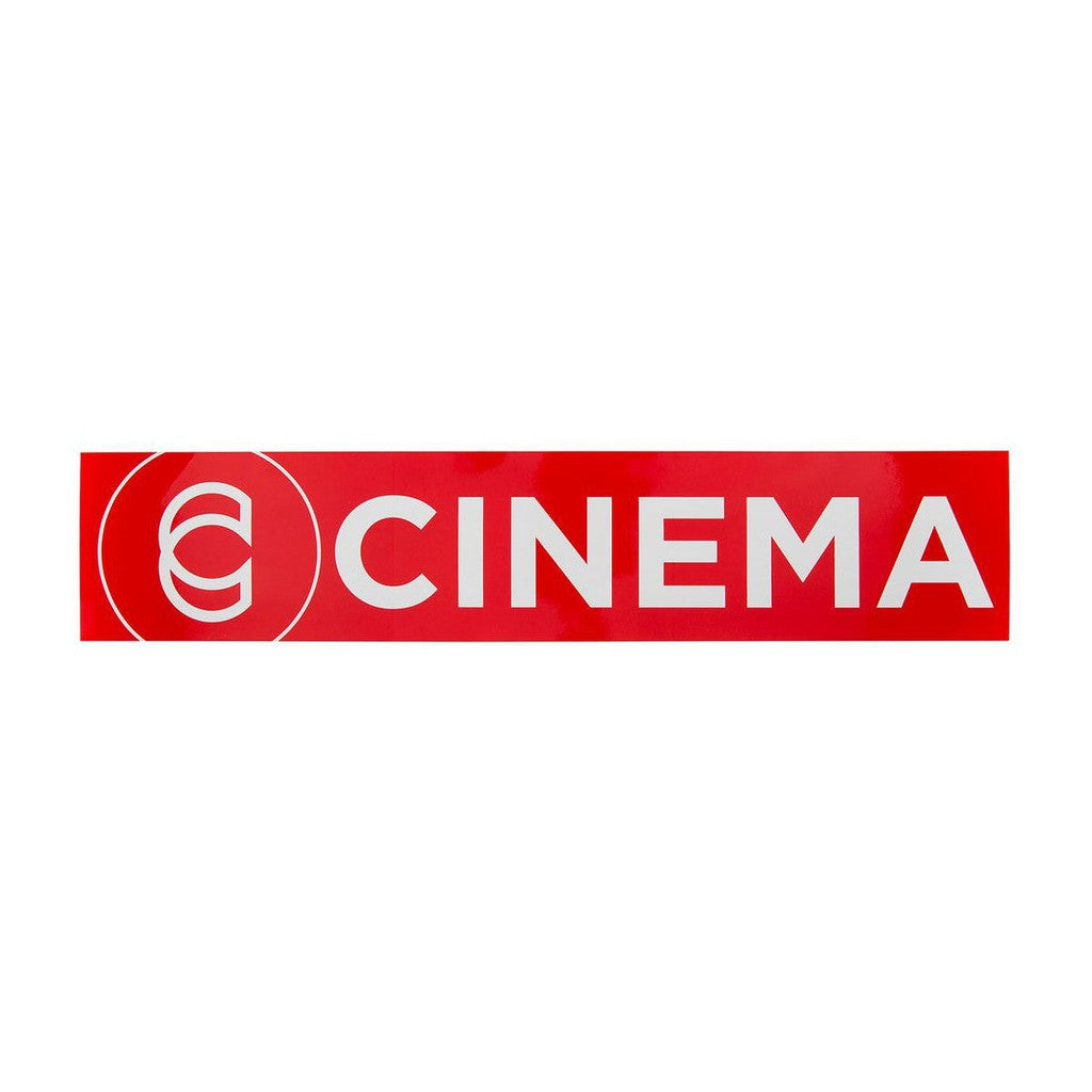 Cinema Ramp Sticker / Red