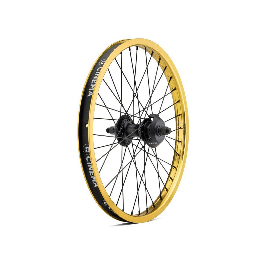 Cinema 333/ZX Rear Wheel / Gold/Black Hub / RHD