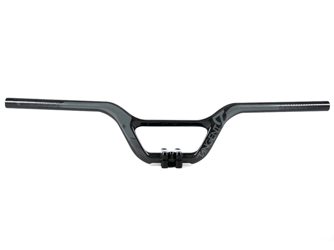 Tangent Expert Carbon Bars / Black/Grey / 4.5 inch  / 22.2mm Clamp