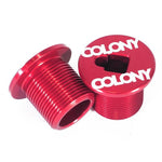 Colony Fork Pre Load Bolt / Red / M25 Thread