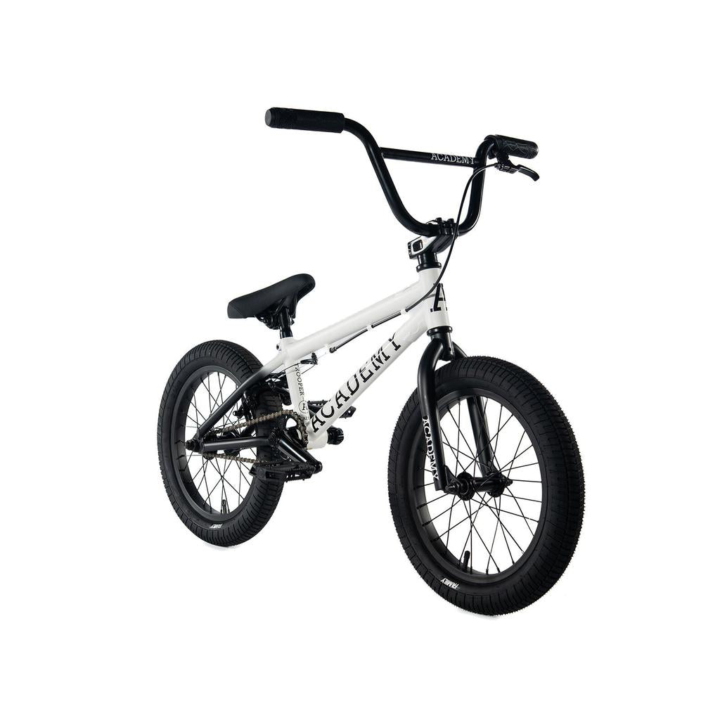 Academy Trooper 16 Inch Bike, White / Black Fade