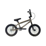 The Colony Horizon 14 Inch Bike features a lightweight alloy frame, black seat, black tires, and straight handlebars, shown on a white background. This model offers durability and style in a compact BMX design.