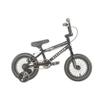 The Division Blitzer 12 Inch Bike, a compact black children's freestyle BMX with training wheels, a padded seat, and BMX-style handlebars, is an excellent entry-level choice.