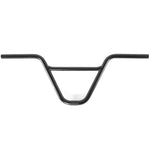 The Colony Hardy V2 Bars are black BMX handlebars with a unique D shape design and a central triangular support, set on a plain white background.