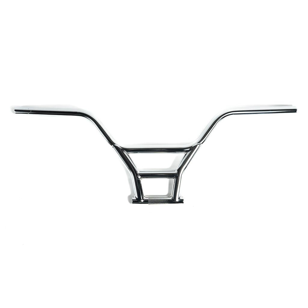 Colony Prody Kue V2 Bars are tall, wide 5-piece BMX handlebars made from durable 4130 CrMo tubing, shown against a white background.