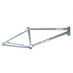 The Colony Blaster Frame (Chris James Signature), in metallic gray with "Colony" and "Blaster" decals, is shown against a white background, boasting a sleek finish.