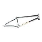 The Colony Cadet 18 Inch Frame is a chrome BMX frame with "COLONY" in white on the lower tube, made from durable chromoly. Shown on a white background.