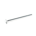 The Colony Pivotal Seat Post 330mm is a silver, cylindrical seatpost with an integrated saddle clamp—ideal for flatland bikes and shown on a white background.