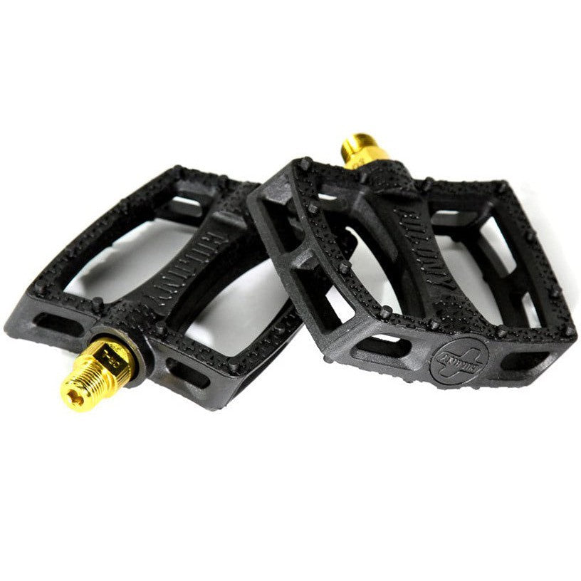 Colony Fantastic Plastic Pedals / Black/Gold