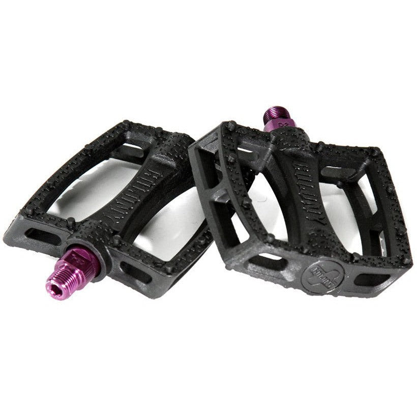 Colony Fantastic Plastic Pedals / Black/Purple