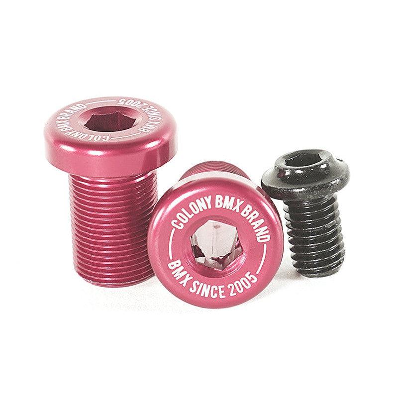 Colony Venator Crank Bolt Kit / Red