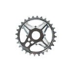 The Colony CC Sprocket is a CNC machined 7075T6 alloy BMX sprocket with a five-spoke design and multiple cutouts, shown on a white background.