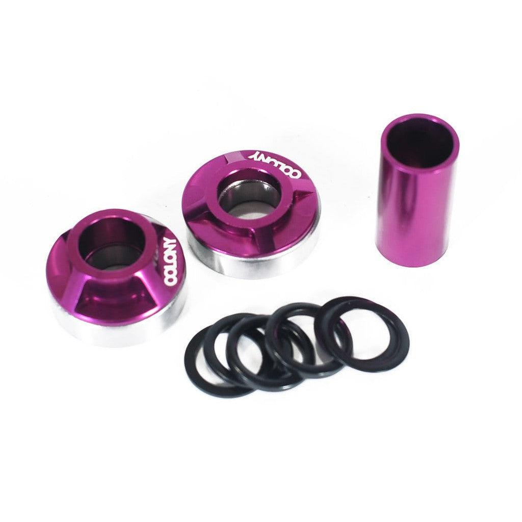 Colony Bottom Bracket / Purple / 22mm / Mid