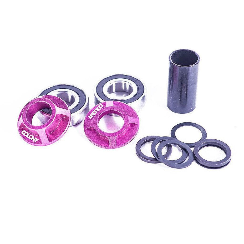 Colony Bottom Bracket / Pink / 22mm / Mid