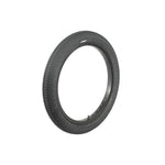 The Family F641 18 Inch Tyre is a black BMX tyre with a knurled tread, photographed on a white background and designed to offer great value for money.