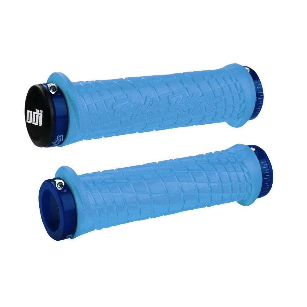 ODI Troy Lee Designs Lock-on Grip / Aqua/Blue