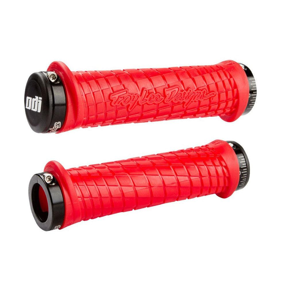 ODI Troy Lee Designs Lock-on Grip / Red/Black
