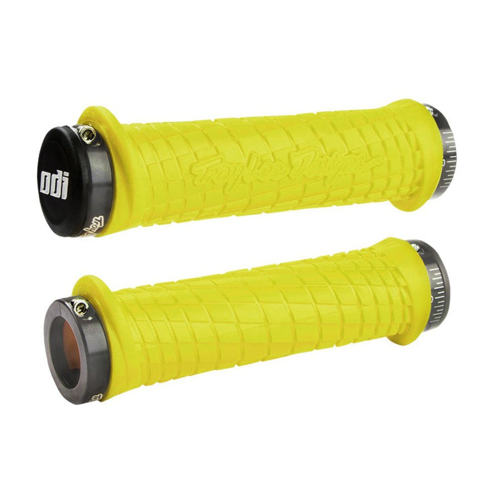 ODI Troy Lee Designs Lock-on Grip / Yellow/Grey