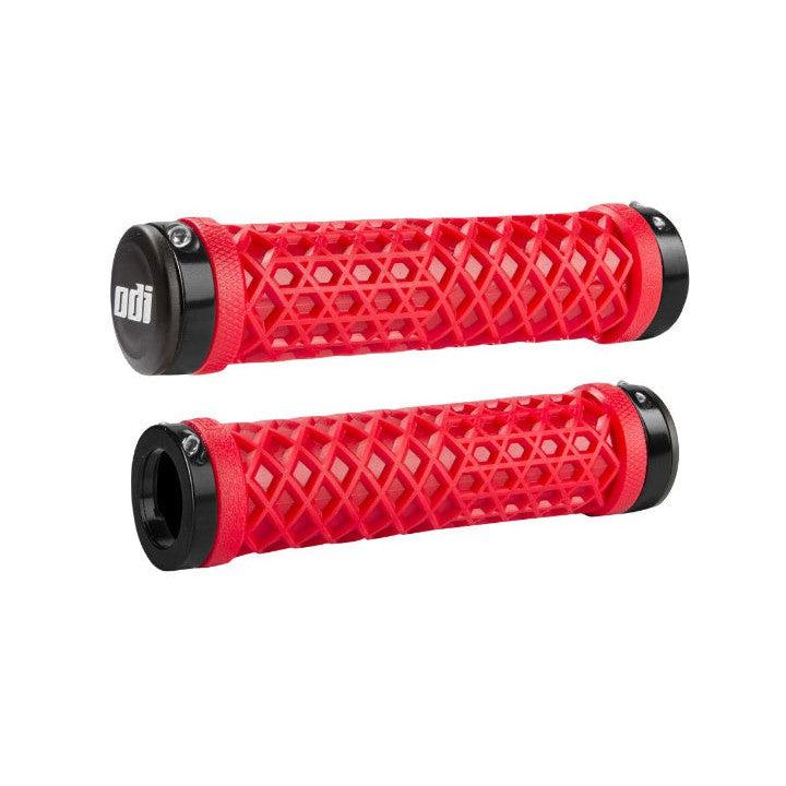 ODI Vans Lock On Grips / Red/Black