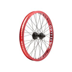 The Odyssey Hazard/Antigram V2 Rear Wheel features a red rim with black spokes and an Antigram hub, branded "Odyssey" on the Hazard Lite rims.