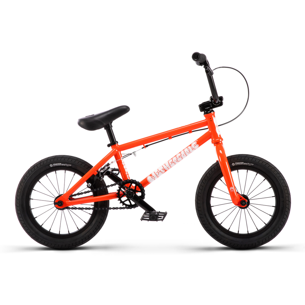 Wethepeople Riot 14 Inch Bike, Mandarin Splash Metallic