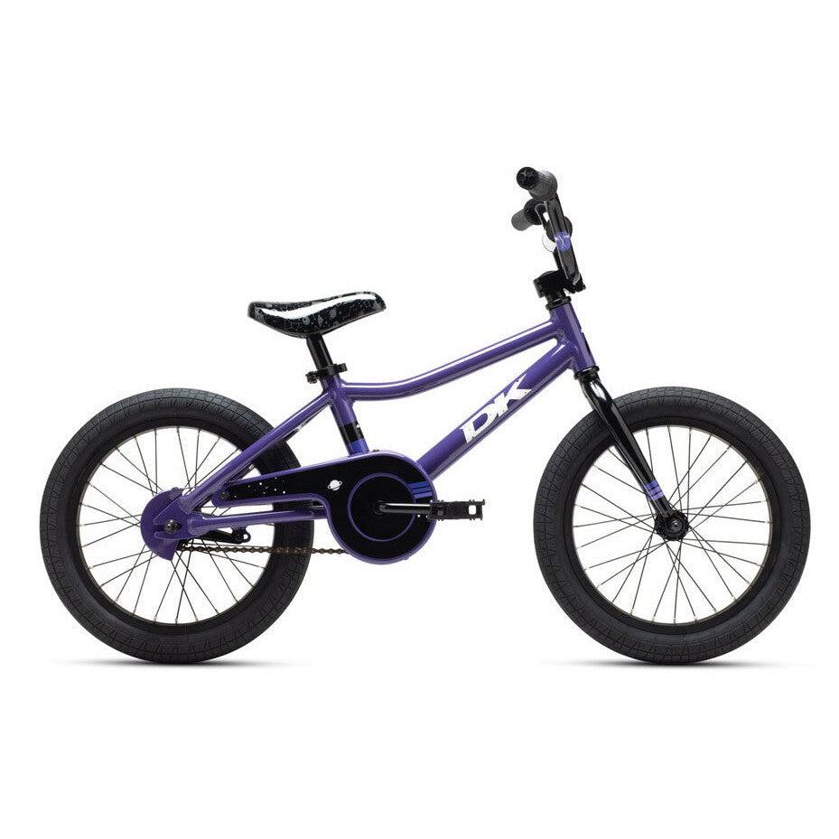 DK Devo 16 Inch Kids BMX Bike  / Purple / 14.125TT