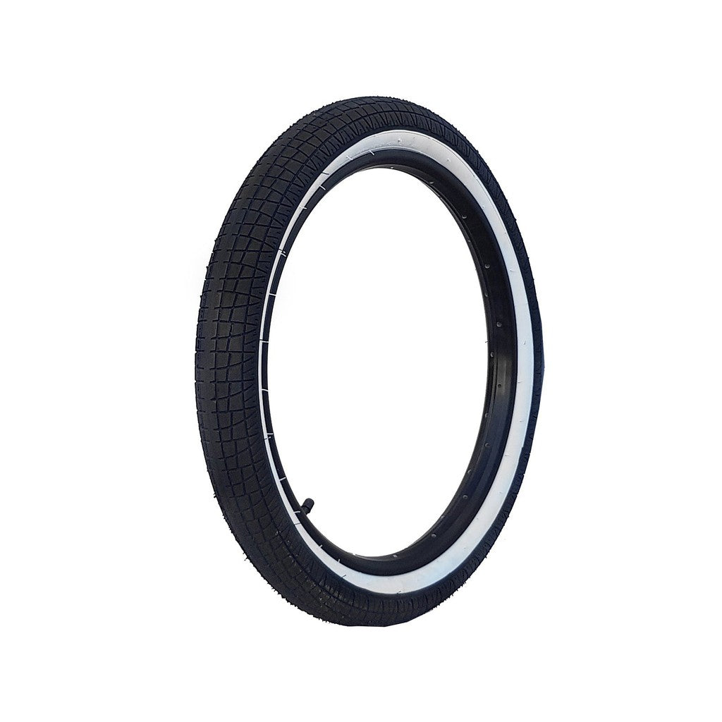 DRS Vise Tyre (Each) / Black/ White Wall / 2.4